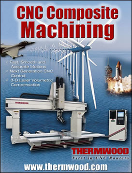 CNC Composite Machining featuring the Model 90
