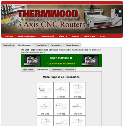 Thermwood's New CNC Router Interface on www.thermwood.com