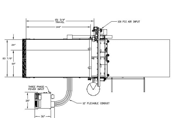 Thermwood AP 21 7'x12' Top View