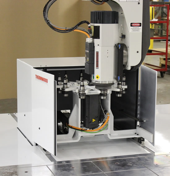Model 70 10 Position Rotary Tool Changer - Open