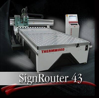 Thermwood SignRouter 43 at the International Sign Expo 2010