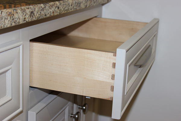Dovetail drawers made on a Thermwood Cut Center