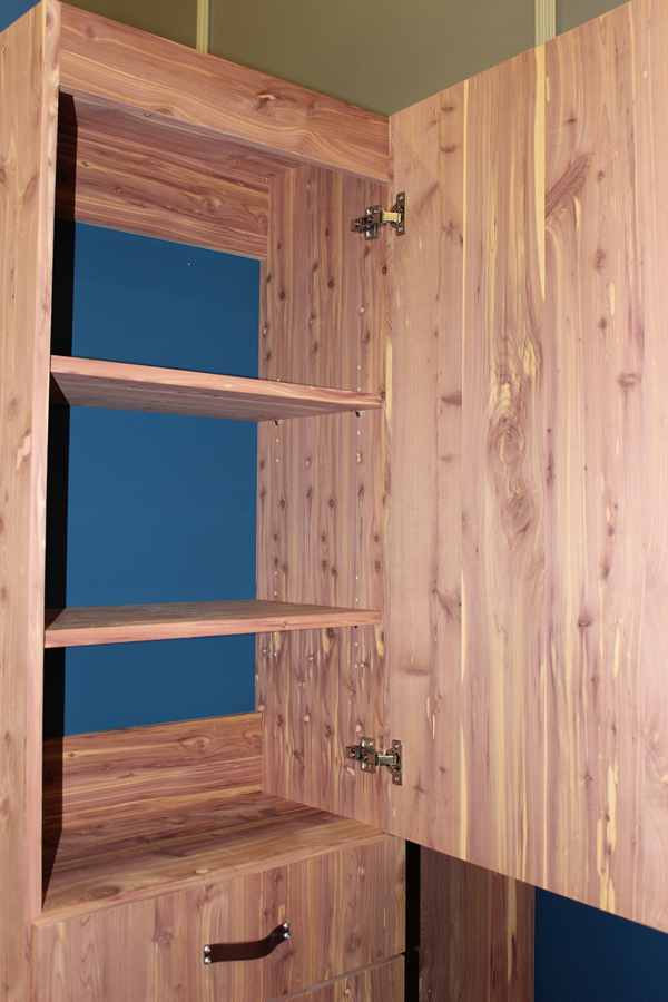 Aromatic Cedar Closet totally made on the Thermwood Cut Center
