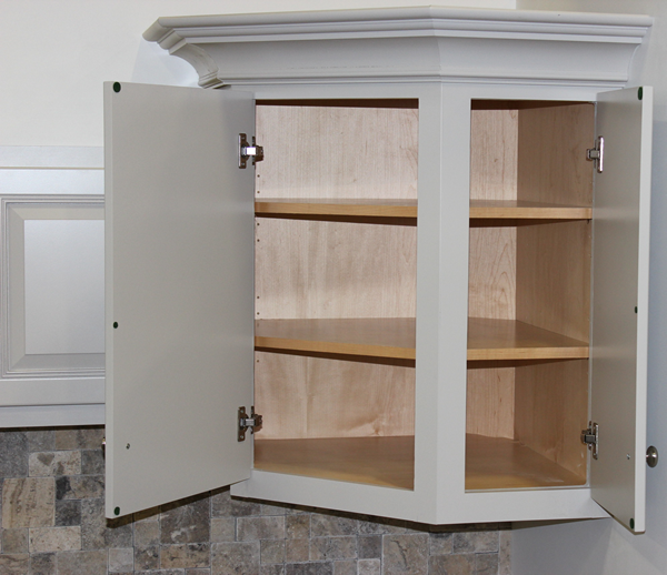 Upper kitchen cabinet made on a Thermwood Cut Center