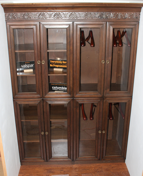 Walnut Closet machined on the Thermwood Cut Center