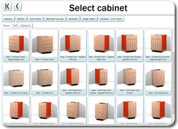 Cut Ready Cut Center Selection Screen