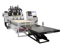 Thermwood FrameBuilder 53 5'x10' CNC Router with optional dual spindles and 6,000 lb load table