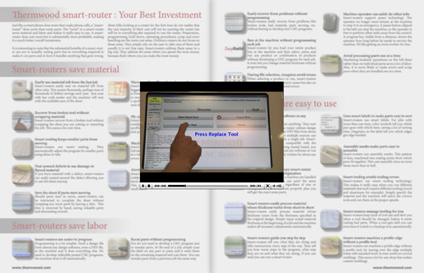 Thermwood smart-router electronic brochure screenshot
