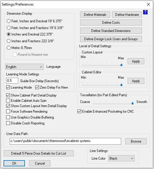 Disable Enhanced Pocketing