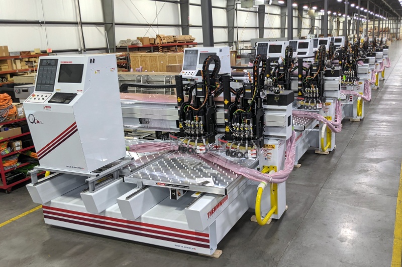 Six new Thermwood Model 42 3 Axis CNC Routers shipping out to the same customer. These six  will make the number over 30 Model 42s that this customer has purchased!