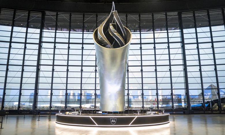Al Davis Memorial Torch in New Las Vegas Raiders Stadium was 3D Printed on a Thermwood LSAM