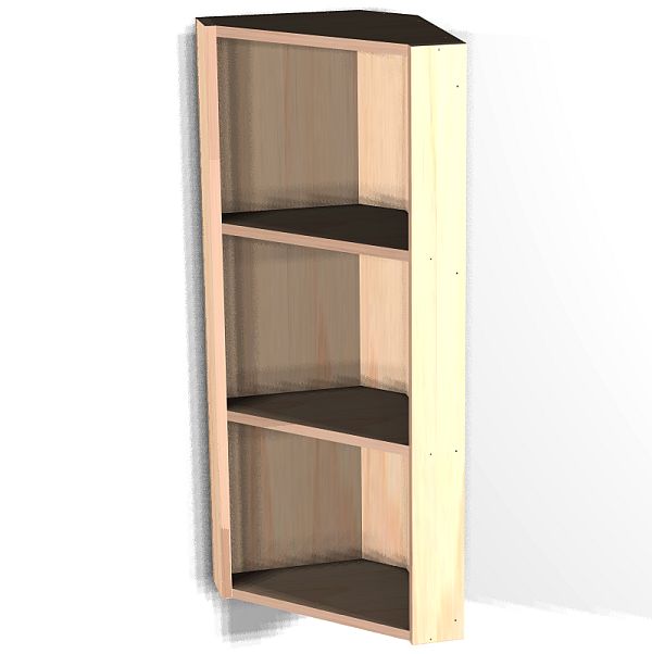 Corner cabinet (open)