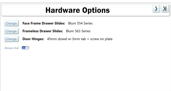 Hardware Options