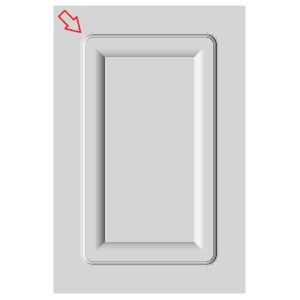 Easily create mdf door with inside radius on the Cut Center Easily create mdf door with inside radius on the Cut Center