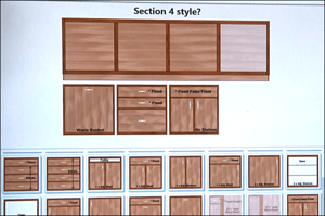 Cut Ready Combination Cabinets interface