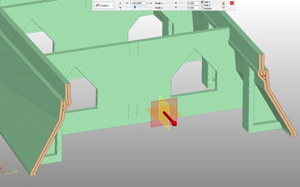 Concrete Mold shown in Thermwood LSAM Print 3D Software