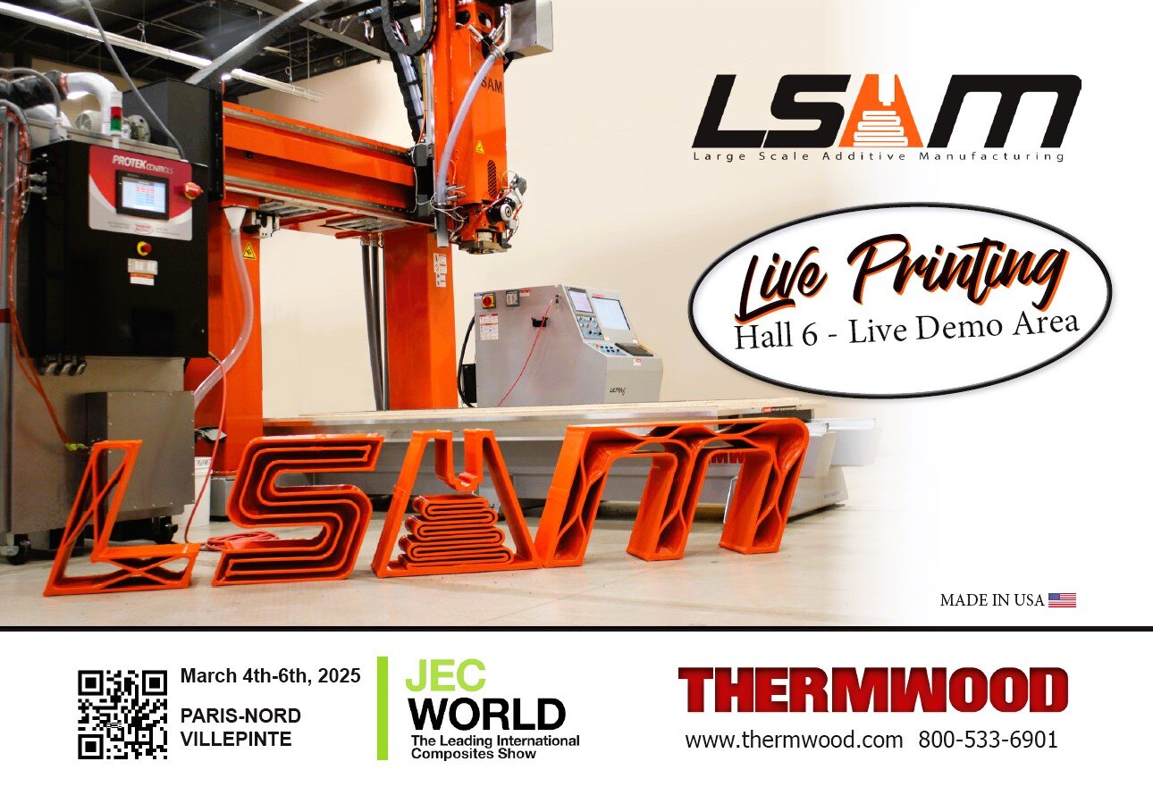 See LSAM printing LIVE at JEC World 2025