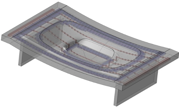 CLA can add in holes and slots to each layer to create channels and chambers