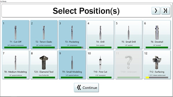 You can now measure multiple tools at the same time in Cut Ready