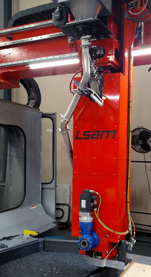 Universal Print Head Installed on LSAM Development Machine