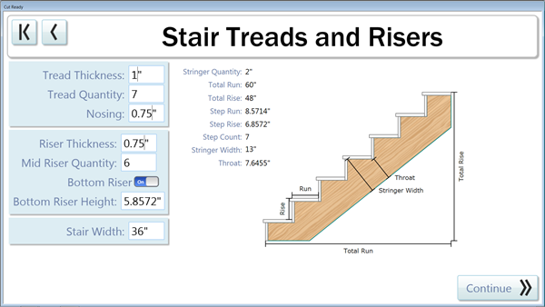 Stair Stringers are now available in the Thermwood Cut Center