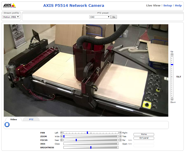 Thermwood Demo Center Web Cam View